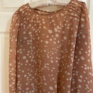 Cute Polka-dot Work or Party Blouse